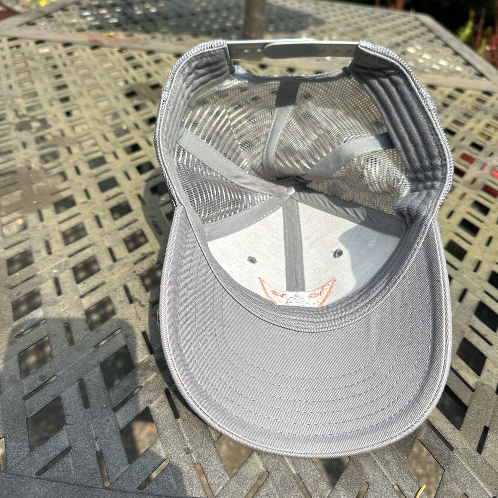 L.L.Bean 1912 Triangle Tree Patch Gray Trucker Hat - Picture 4 of 5